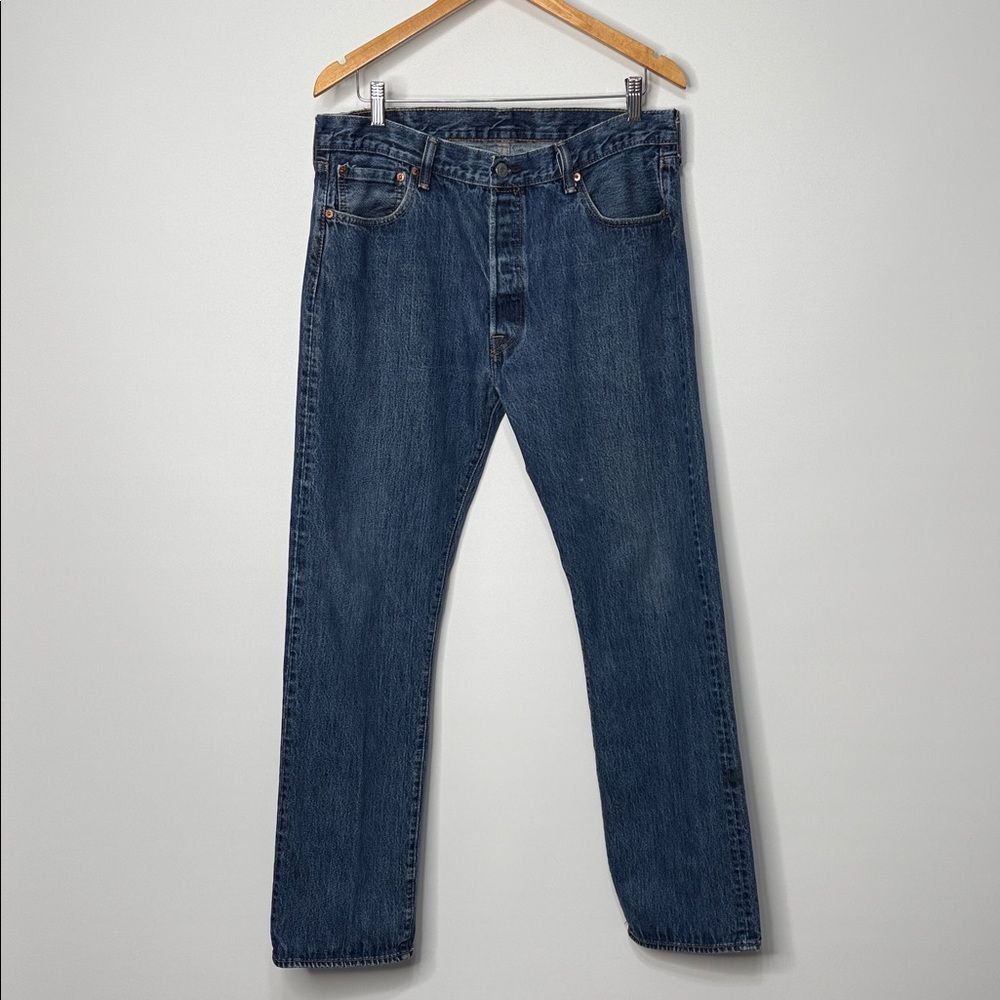 Levi's 501 Men's Medium Blue Straight Leg Jeans W36 L34